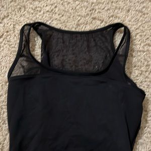 Beautiful sheer back with pattern leotard